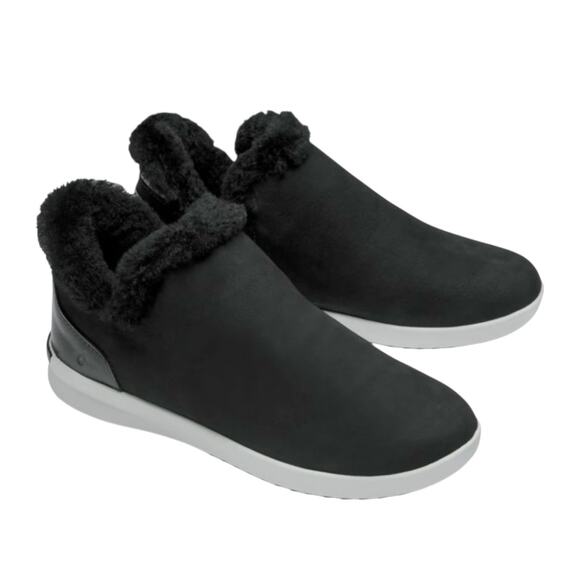 OluKai Shoes - OluKai Malua Hulu Genuine Shearling Waterproof Nubuck Leather Sneaker Women’s 7